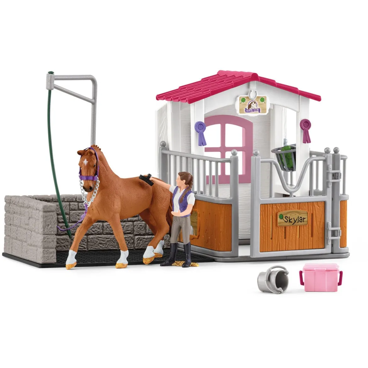Aire De Lavage Avec Box À Cheval