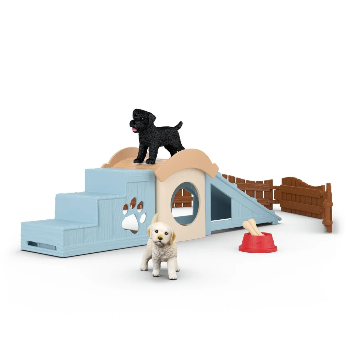 Aventure amusante pour les chiots