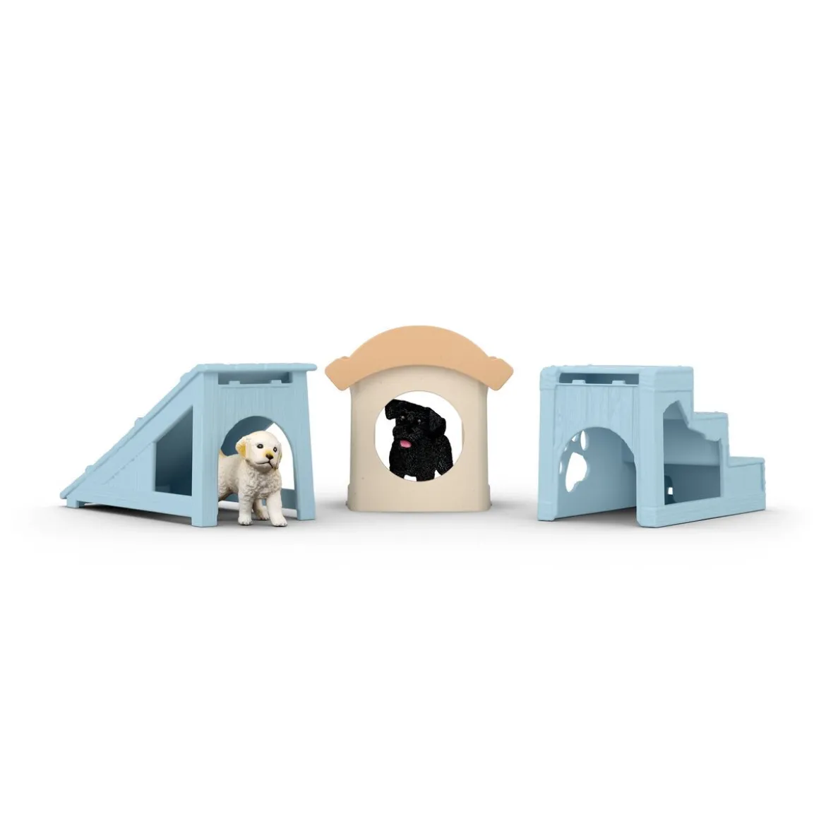 Aventure amusante pour les chiots