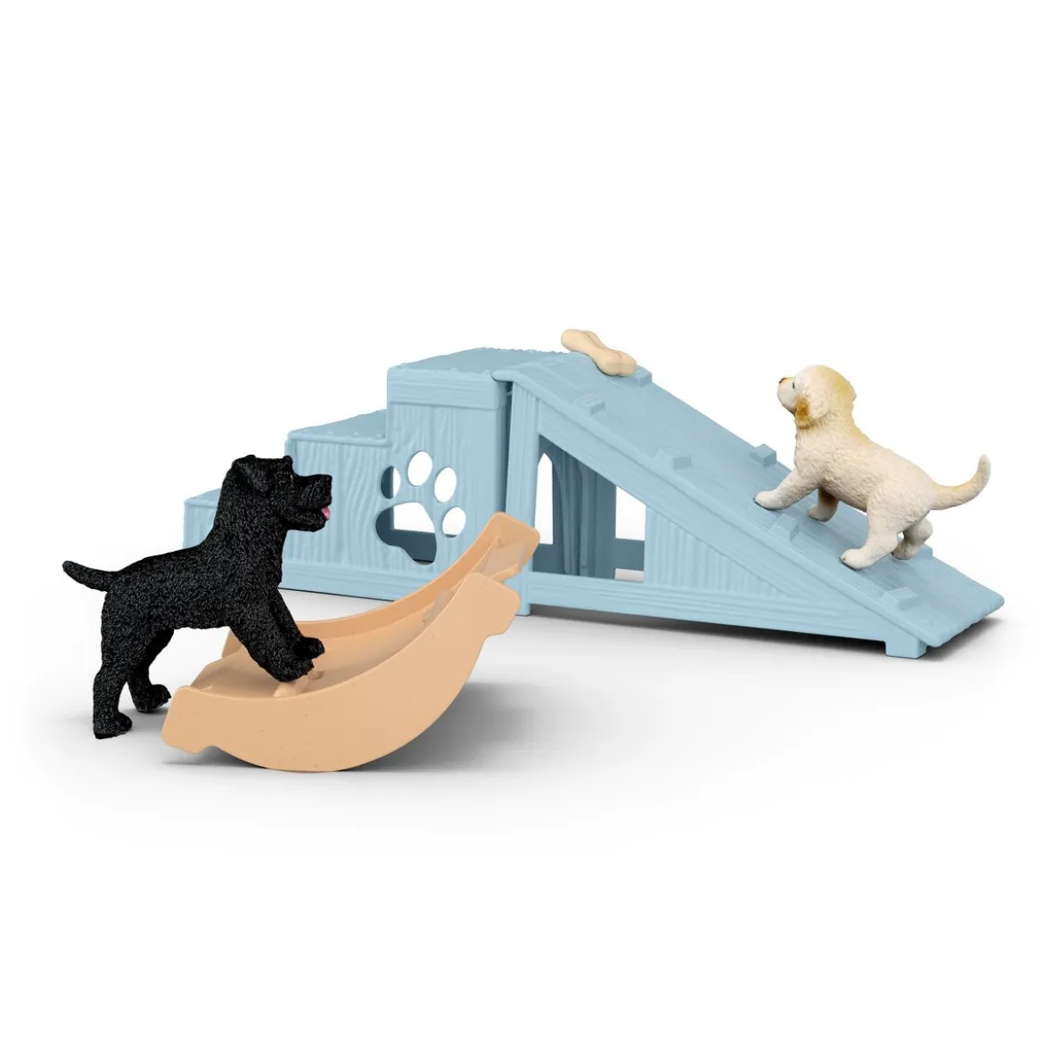 Aventure amusante pour les chiots
