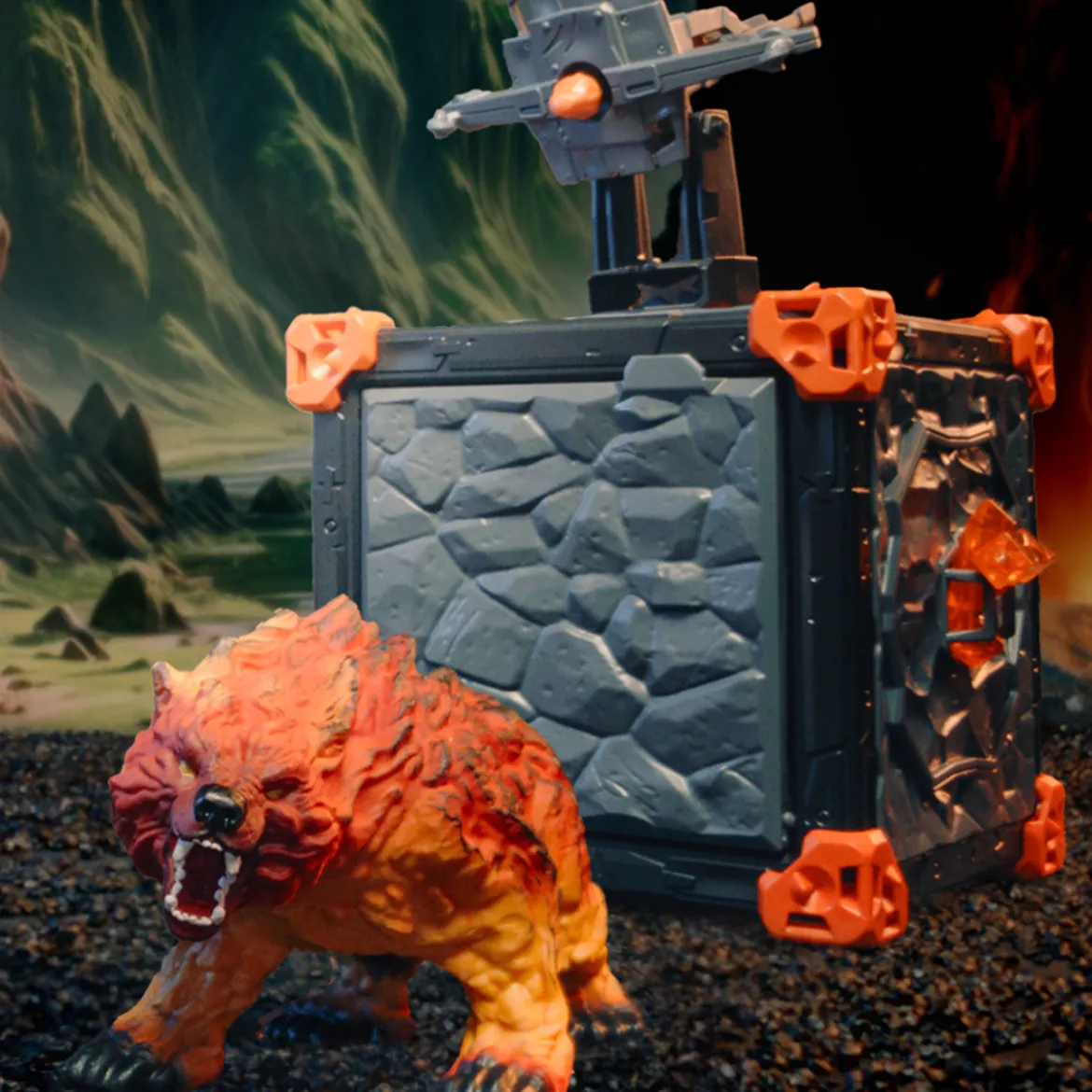 BattleCave Ours de lave