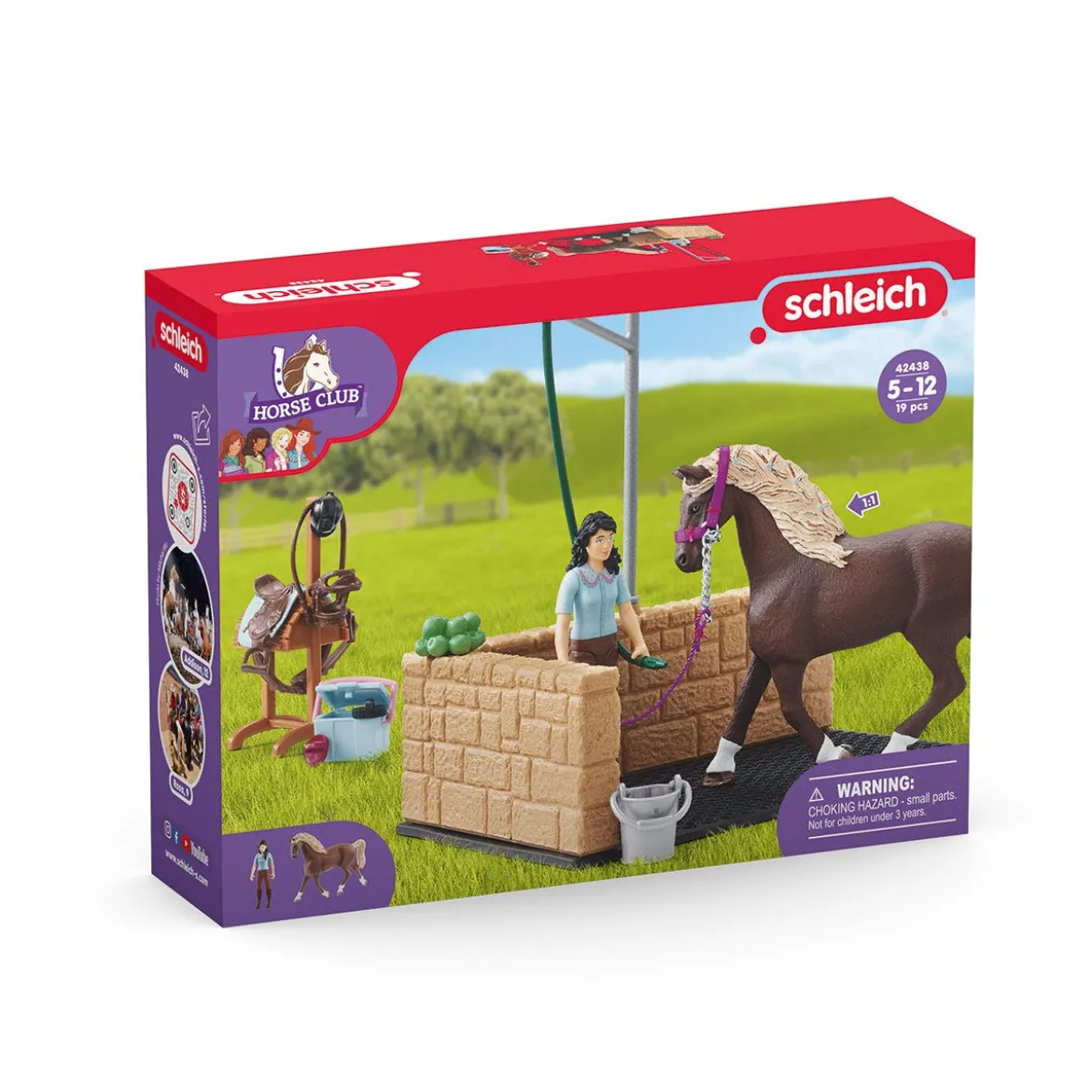 Box de lavage pour chevaux avec Horse Club Emily & Luna