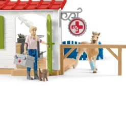 Cabinet vétérinaire avec animaux