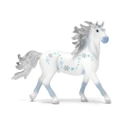 Cheval de noel givré