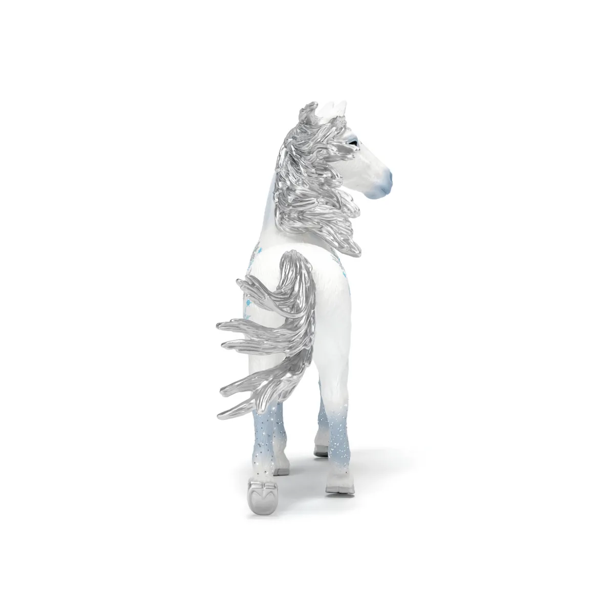 Cheval de noel givré