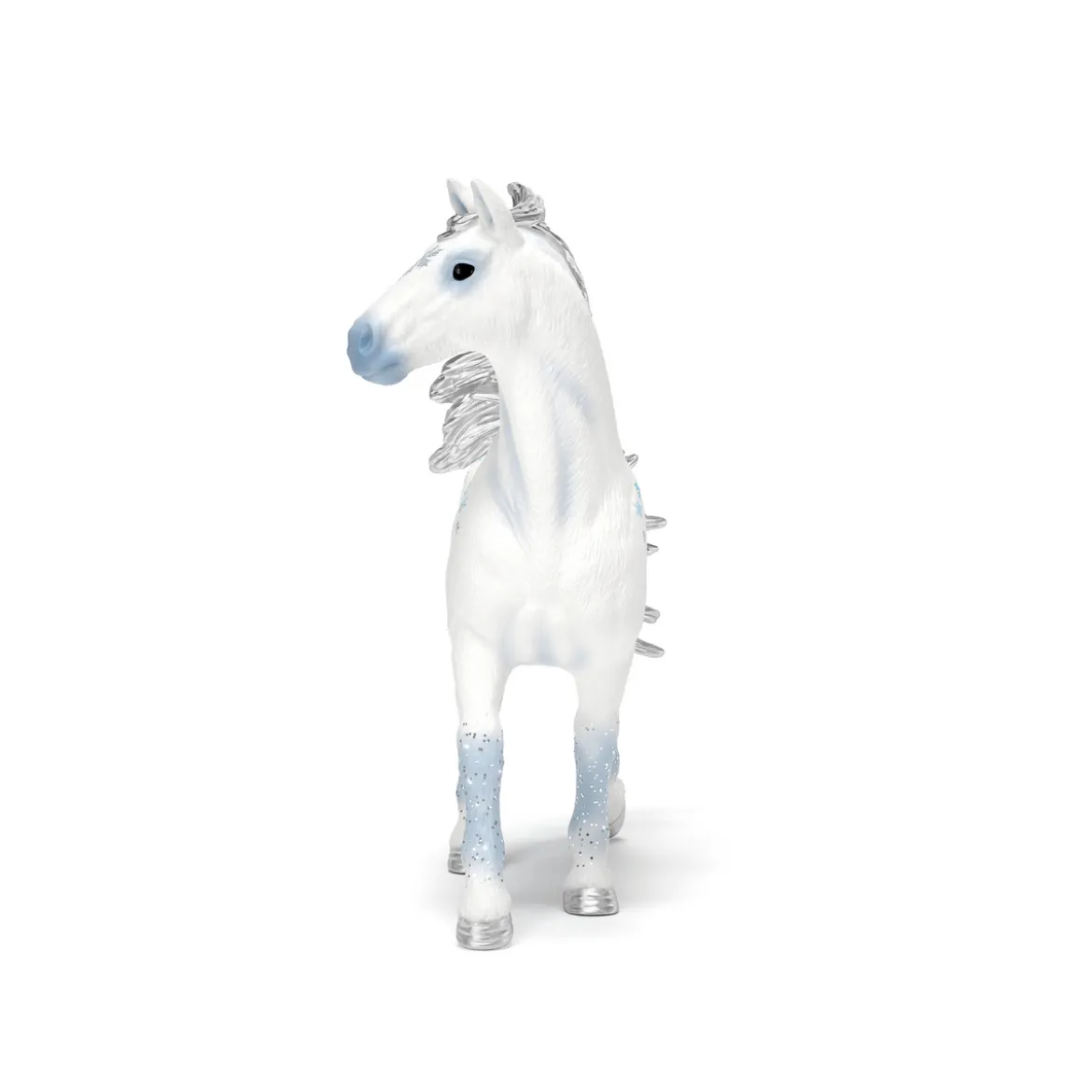 Cheval de noel givré