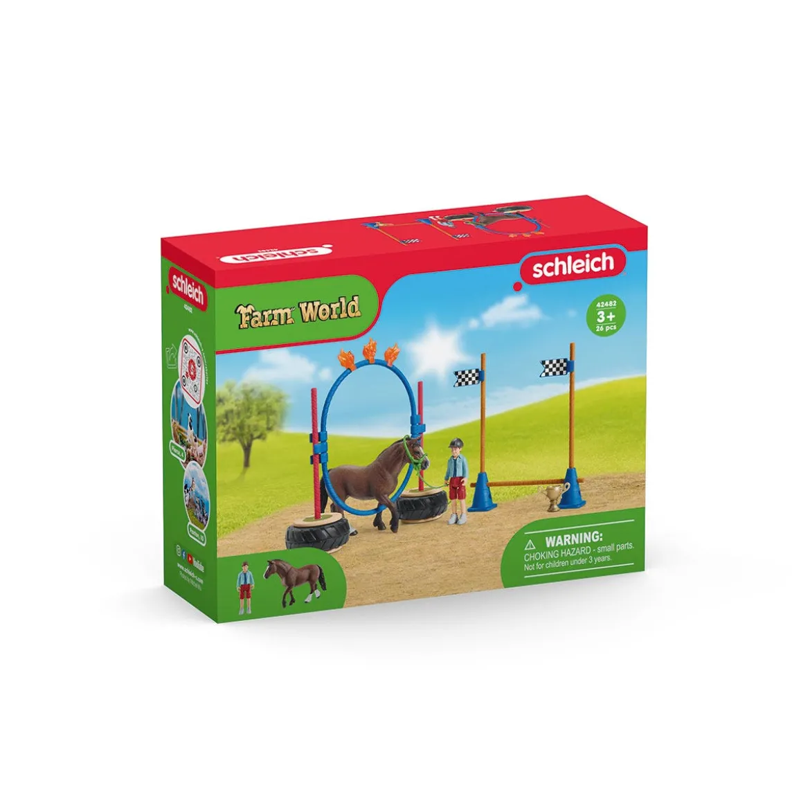 Course d'agility pour poney