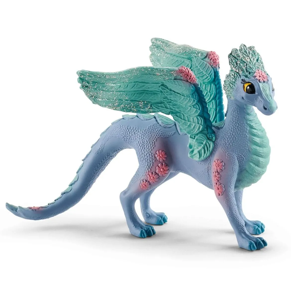 Dragon aux fleurs avec son petit
