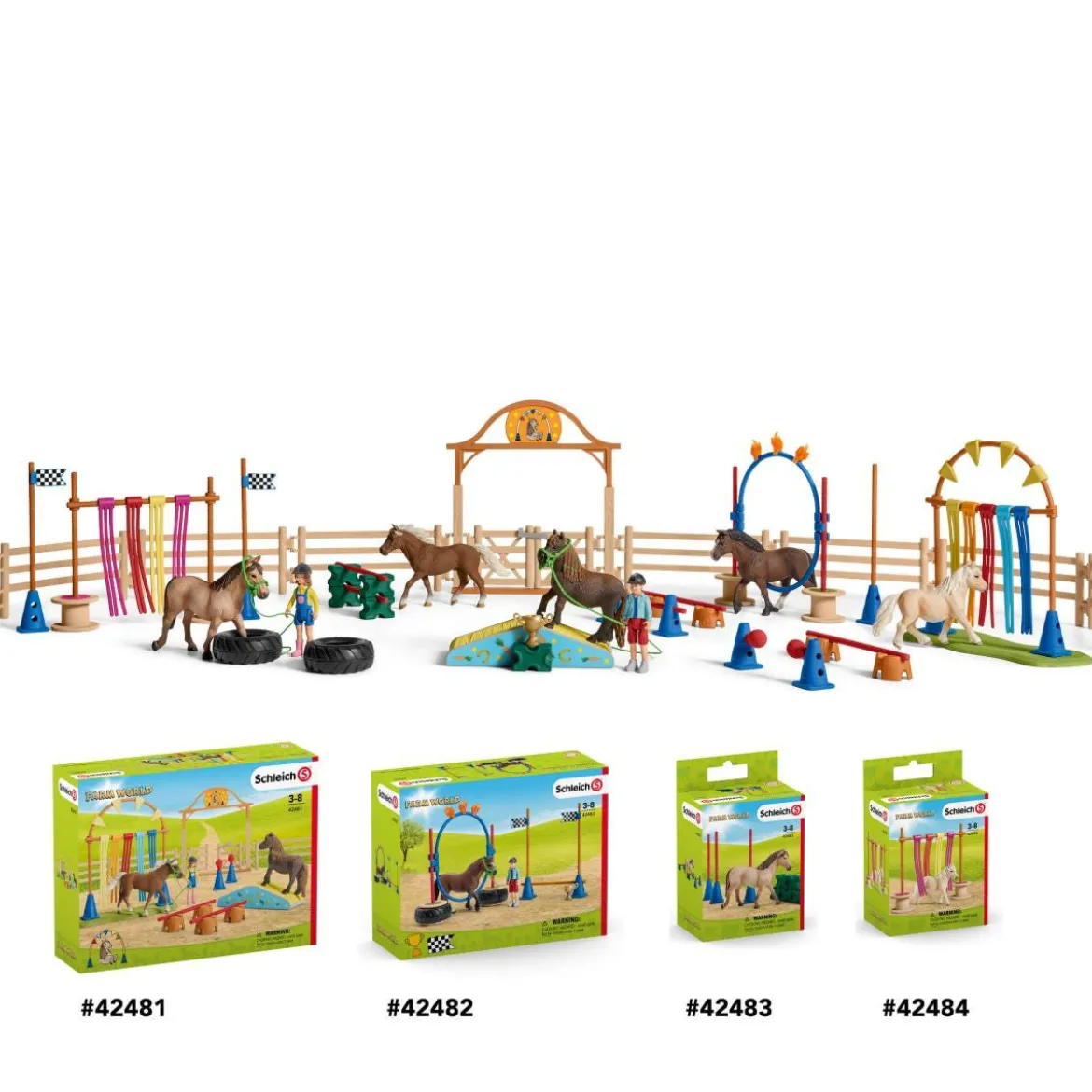 Entraînement d'agility pour poney