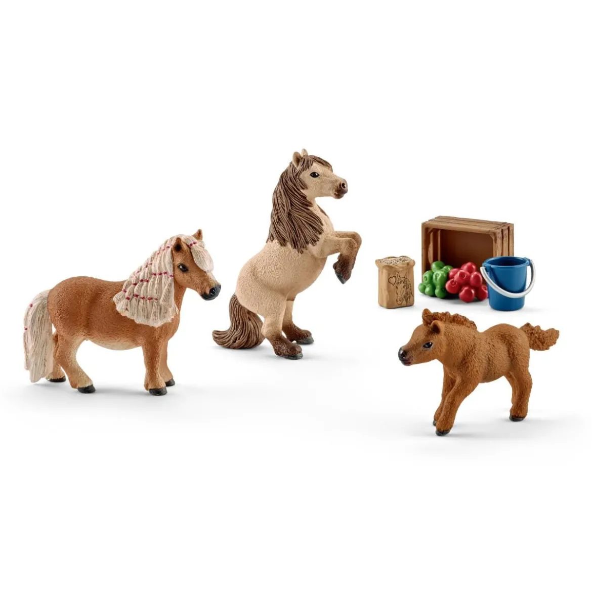 Famille de mini-shetlands