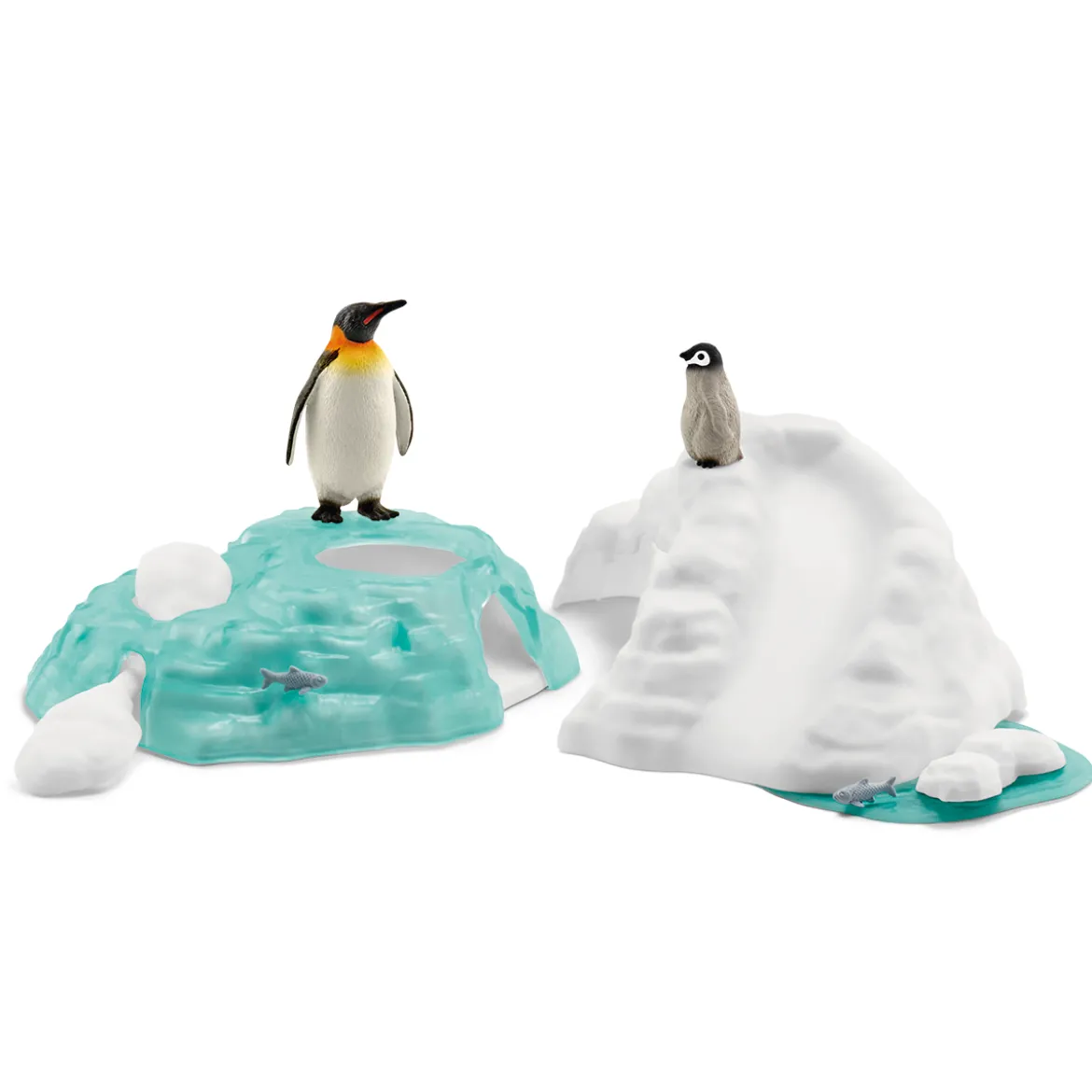 Famille pingouin sur la banquise