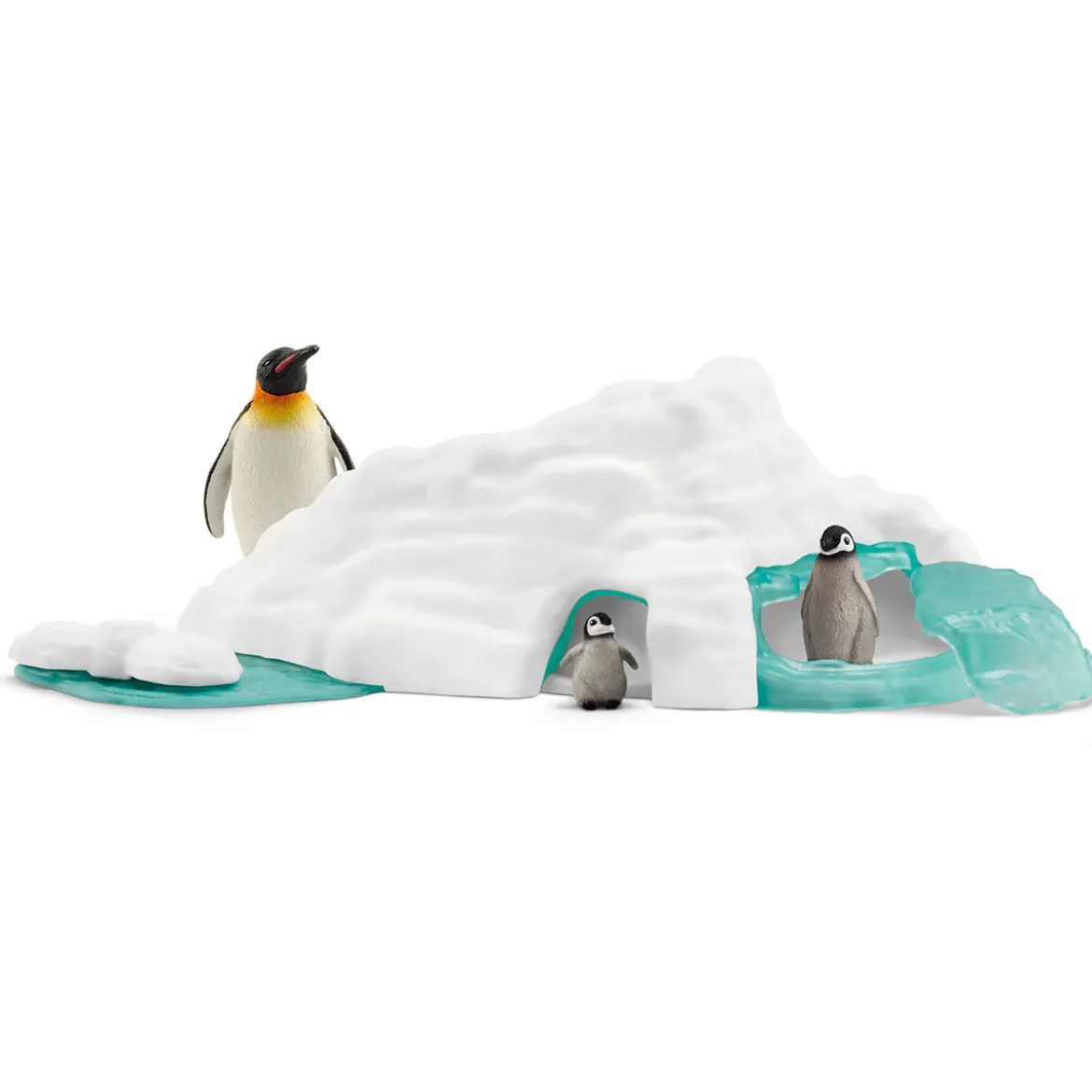 Famille pingouin sur la banquise