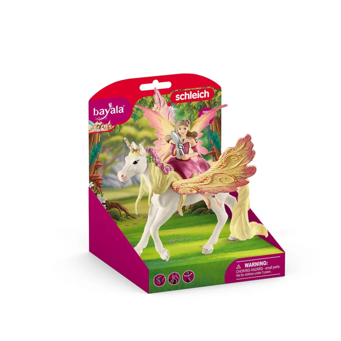 Feya et une licorne ailée
