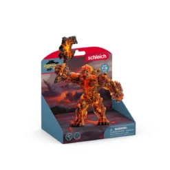 Golem de lave avec arme