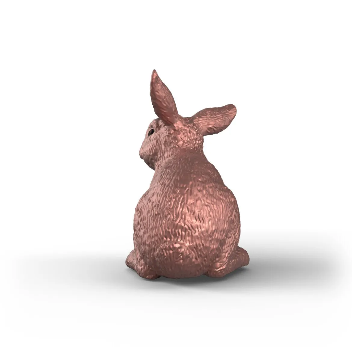 Lapin rose doré