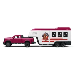 Pick-up et sa grande remorque équestre