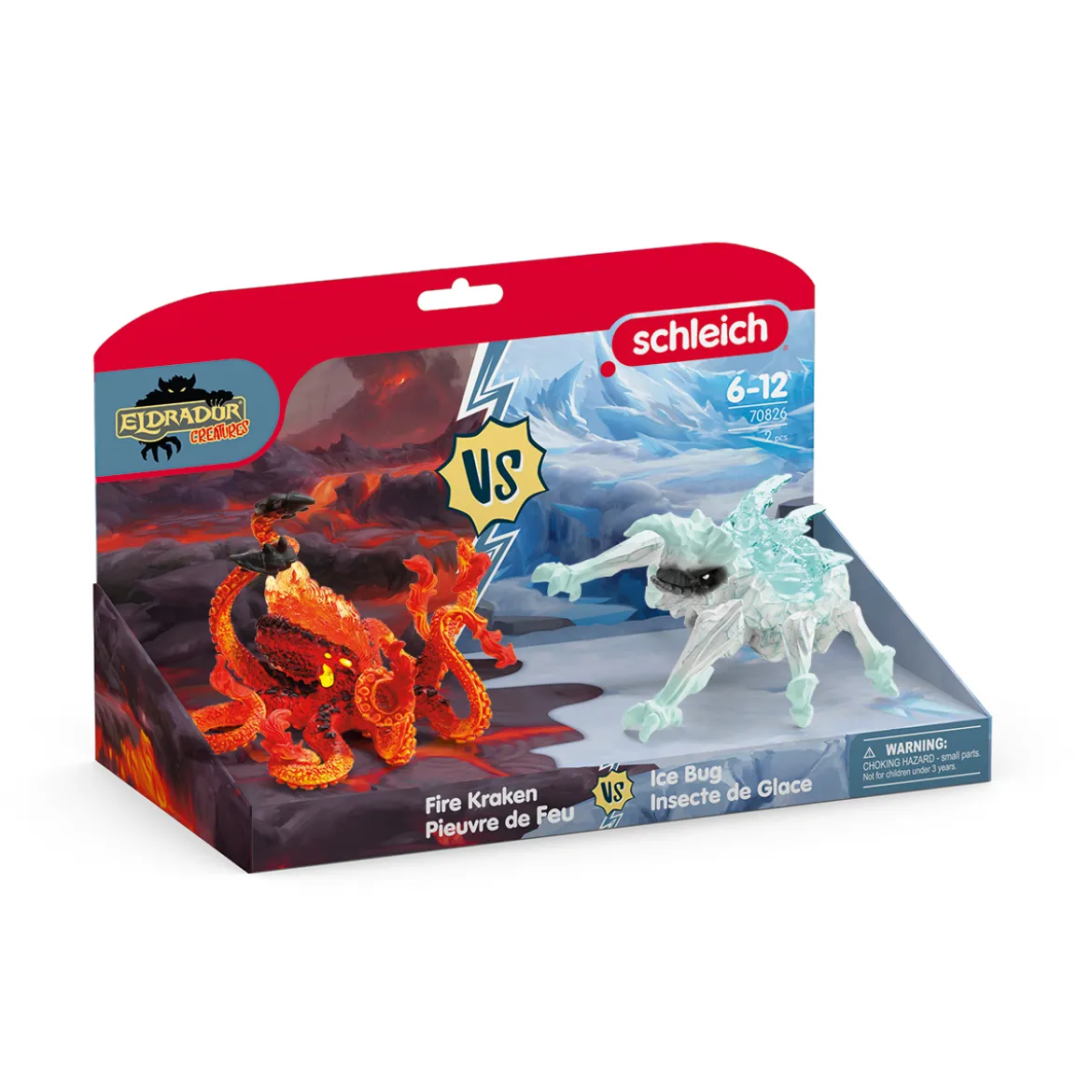 Pieuvre de Feu vs Insecte de Glace