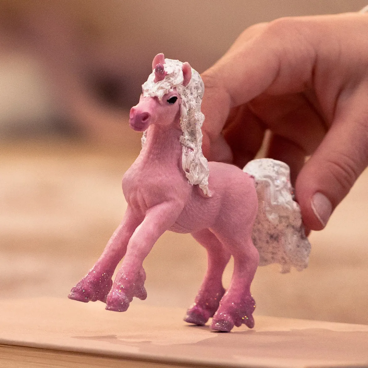 Poulain Licorne fleuri