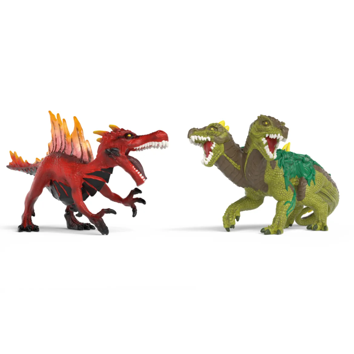 Saurien de feu vs Lézard de la jungle