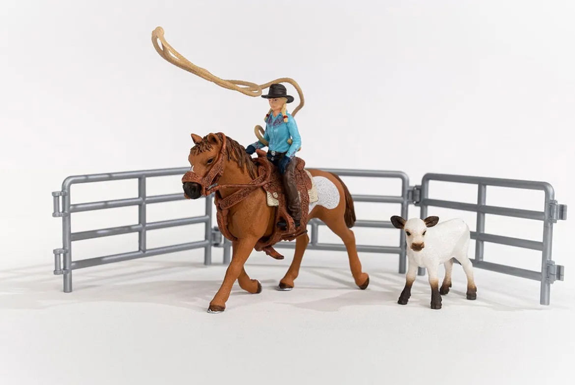 Team Roping Avec Cowgirl