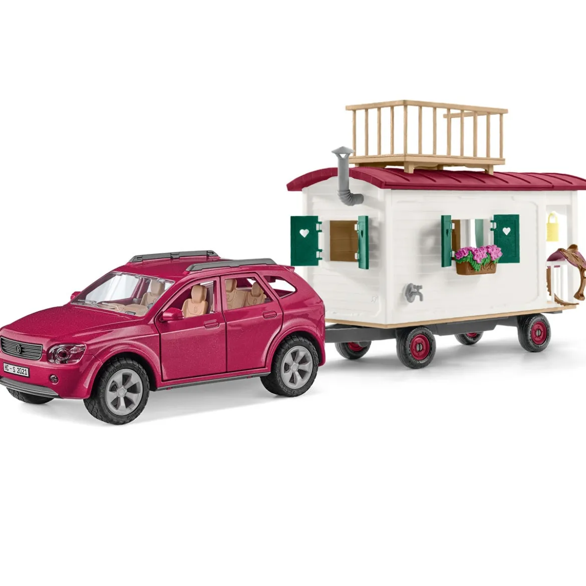 Voyage équestre avec caravane